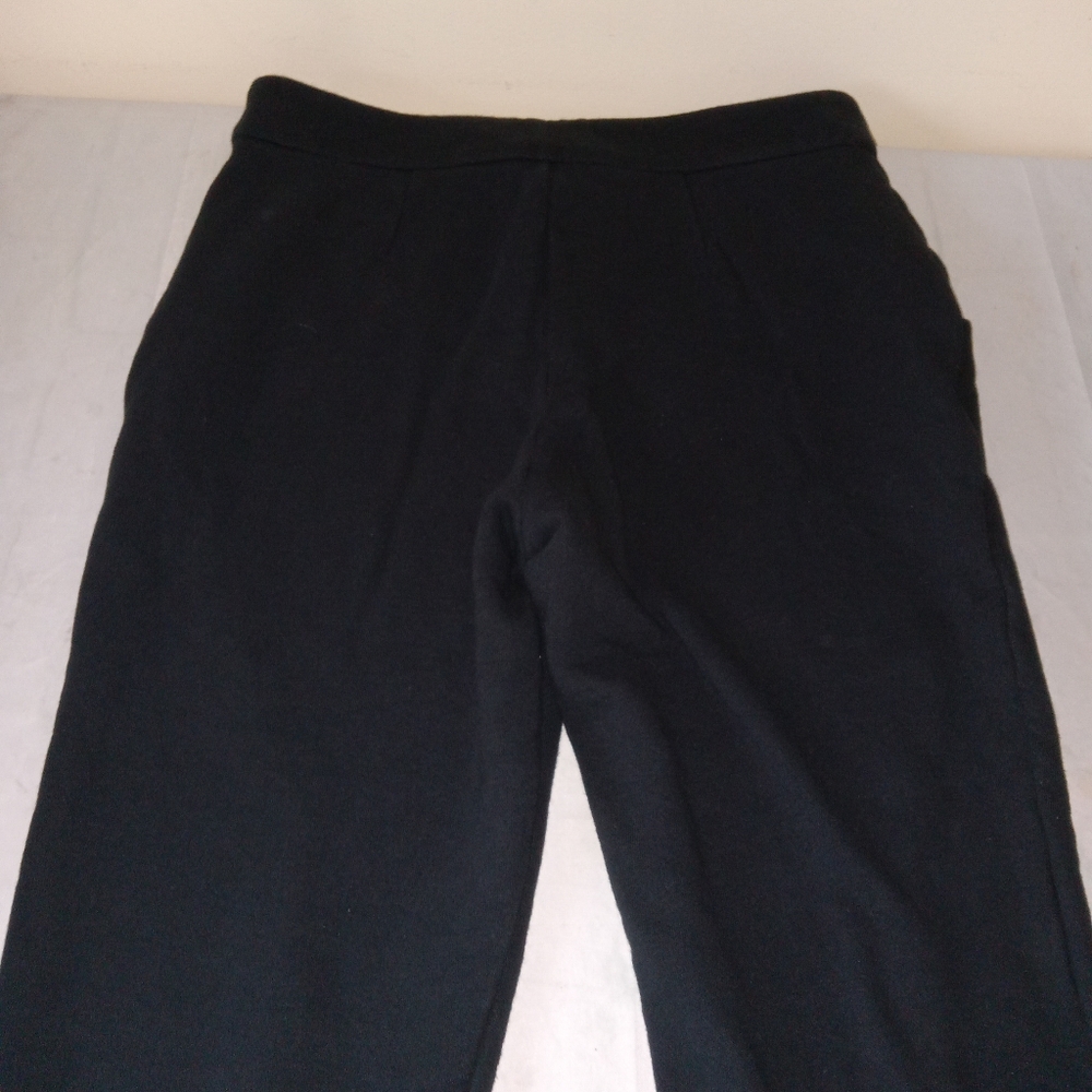 Alice & UO Urban Outfitters Black Crop Hi Waisted Pants Medium - Picture 9 of 12